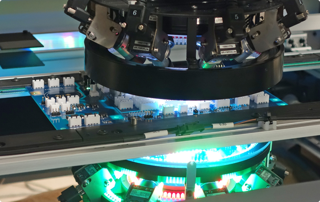 両面同時検査装置　カメラユニット