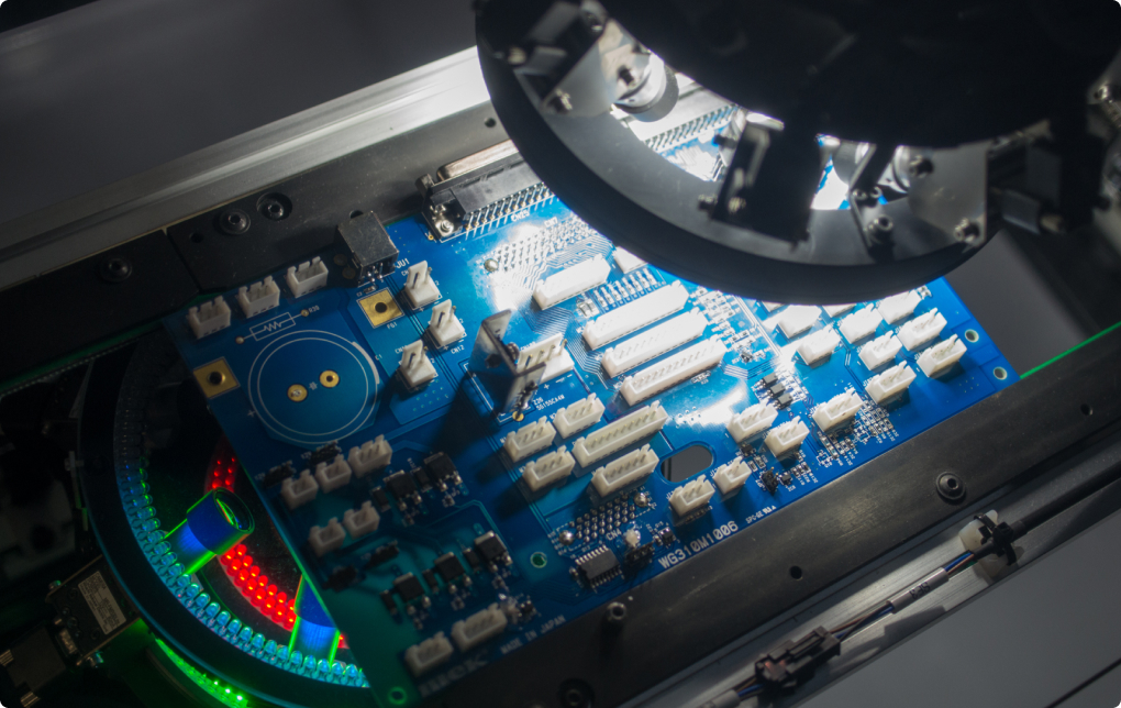 両面同時検査装置　検査画像（上面）