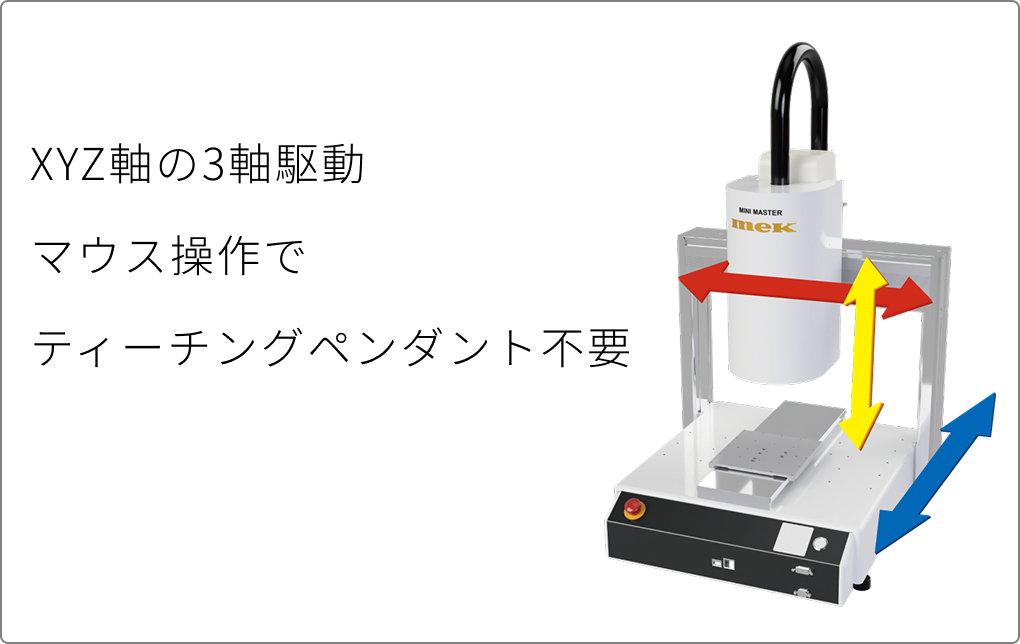 多機能検査装置　ティーチングペンダントレス