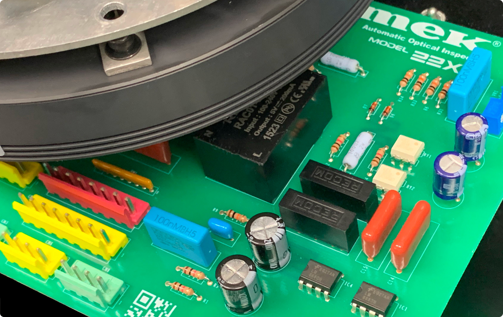 基板外観検査装置　検査風景